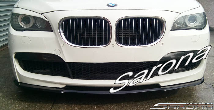 Custom BMW 7 Series  Sedan Front Lip/Splitter (2009 - 2015) - $399.00 (Part #BM-079-FA)